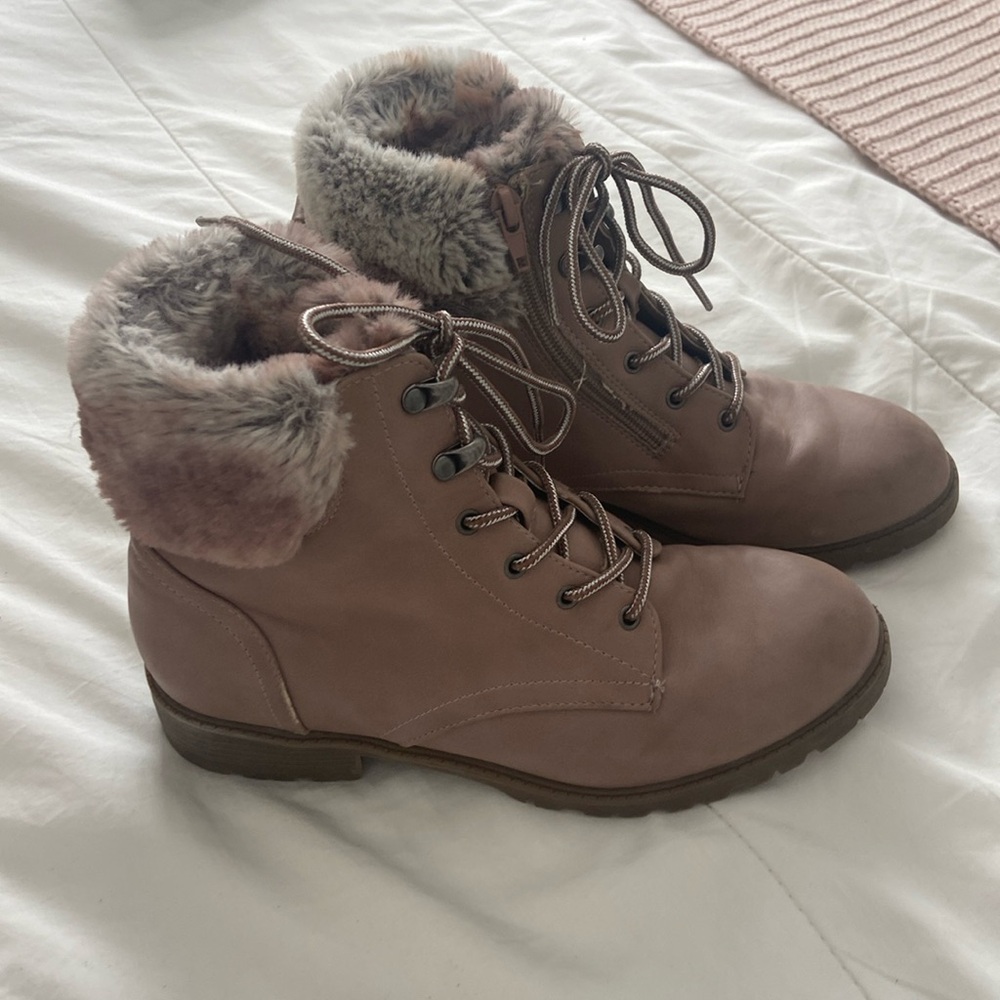 Light brown booties